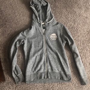 Roots Medium Zip up Sweatshirt Gray